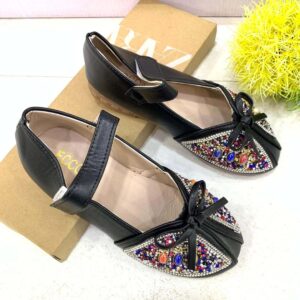 (S25-34) Black Girls Shoes