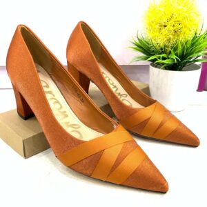 (S40) 3inches Brown Shoes