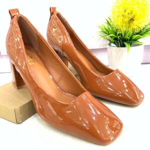 (S42)  3inches Brown Shoes