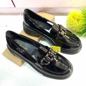 (S40)  Women Trendy Black Shoes