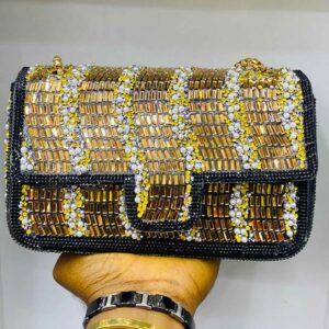 Women Trendy Gold Purses - J7