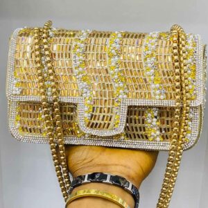 Women Trendy Gold Purses - J7