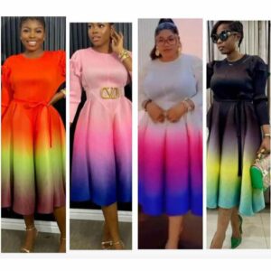 (S20-50) Ladies Trendy Dresses - Ca