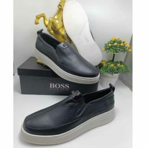 (S40-46) Black Men Shoes - Chm