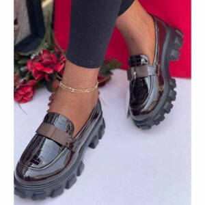 (S38-43) Ladies Brown Stylish Brogues