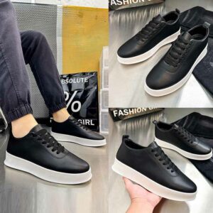 (S40-46) Black Men Shoes – Chm