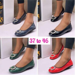 (S37-46) Flat Ladies Shoes - H3