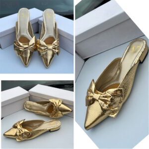 (S37-46) Gold Big Feet Shoes - H3