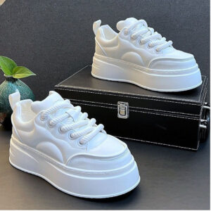 (S39-44) Unisex White Sneakers - St7
