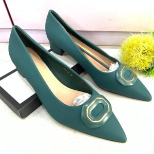 (S44) 2inches Green Shoes