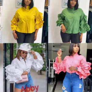 (S10-18)  Ladies Stylish Shirts - Dns