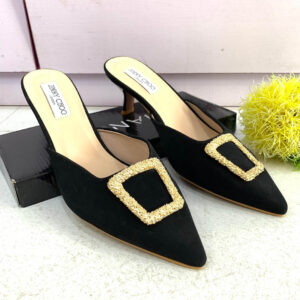 (S37-42)  3inches Black Shoes