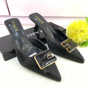 (S37-45)  3inches Black Shoes