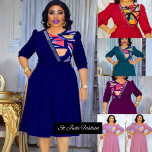 (Uk8-16) Trendy Turkish Dresses – Jda