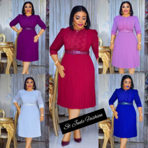 (Uk8-16) Trendy Turkish Dresses – Jda