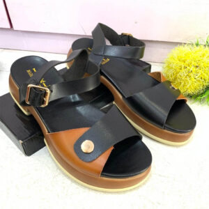 (S39) 2inches Black Sandals