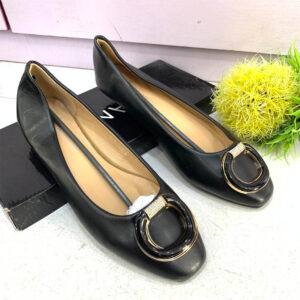 (S37) Flat Black Shoes