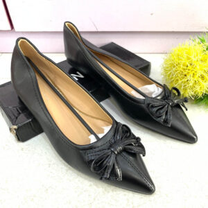 (S37-42) Flat Black Shoes