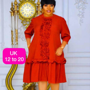 (Uk12-20) Trendy Red Dresses - Abt