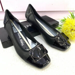 (S38-42) Flat Black Shoes