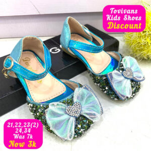 (S21-34) Blue Children Shoes