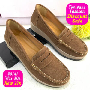 (S40/41) Brown Trendy Shoes