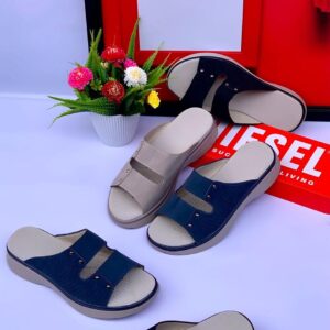 (S38 - 43) Comfy Flat Slippers - OB4
